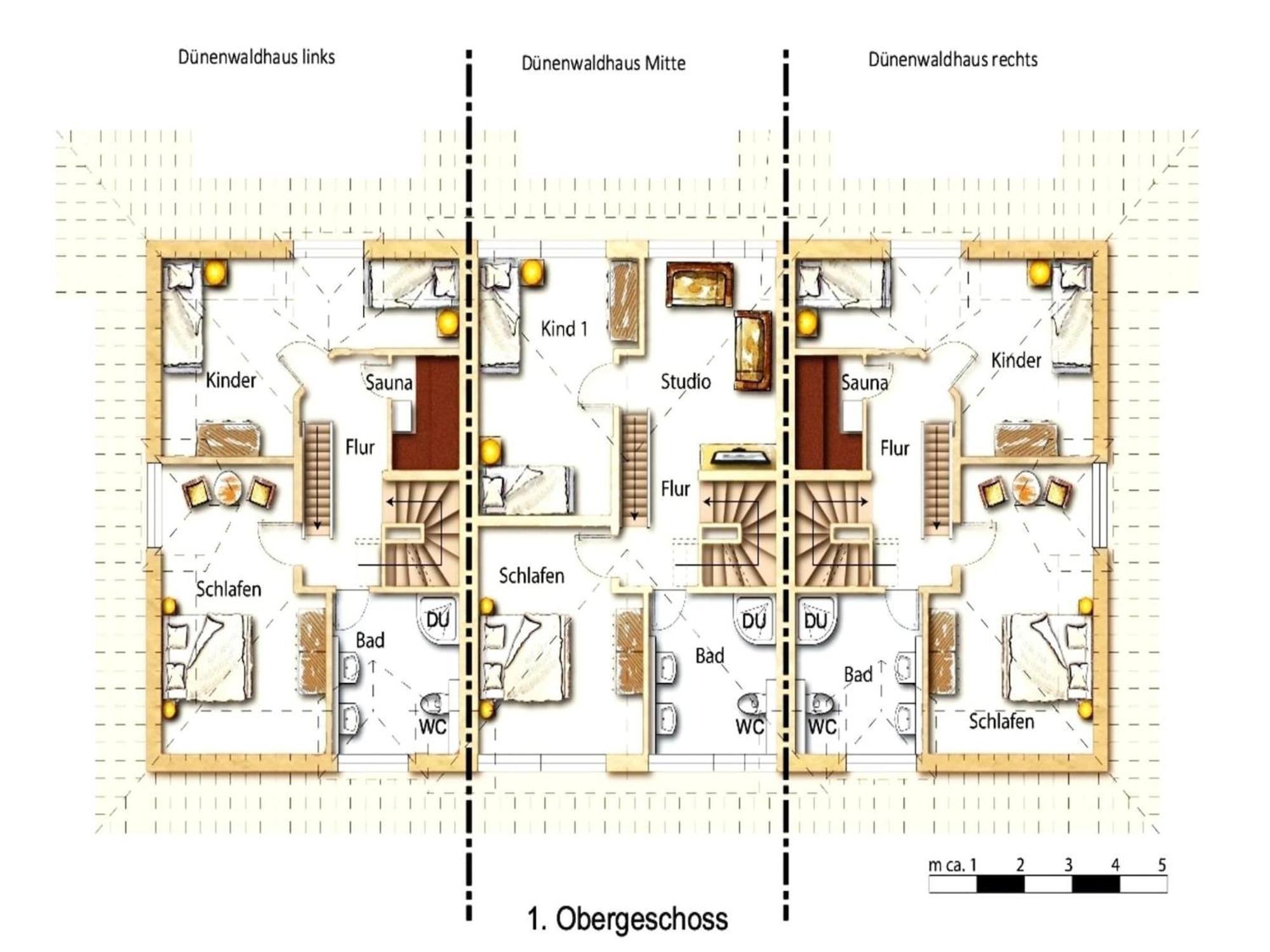 Reihenhaus Duenenwaldhaus Mitte In Trassenheide Exterior foto